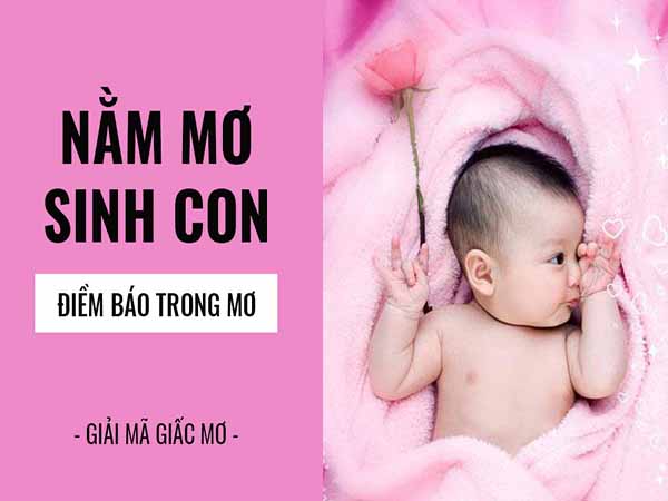 Nằm mơ thấy sinh con có điềm báo gì, đánh con gì ăn chắc