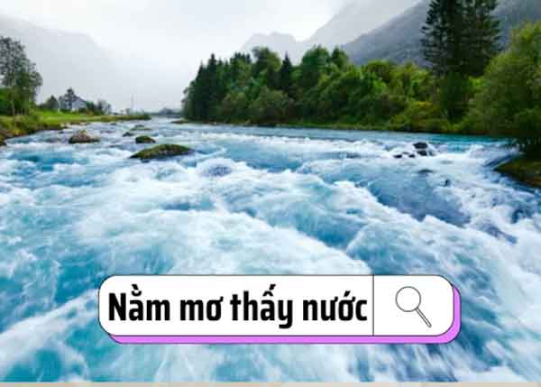 Mơ thấy nước đánh con gì, số mấy để dễ trúng nhất?