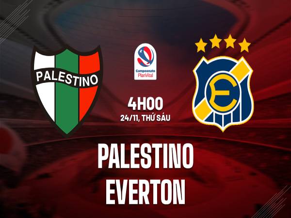 Nhận định KQ Palestino vs Everton 4h00 ngày 24/11