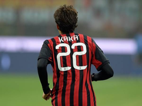 Kaka với số áo 22 ở AC Milan