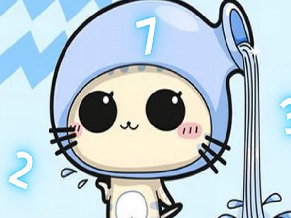 con số may mắn cũng Bảo Bình ngày 01/02